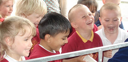 Fishers Mobile Farm visit to Grosvenor Road Primary School